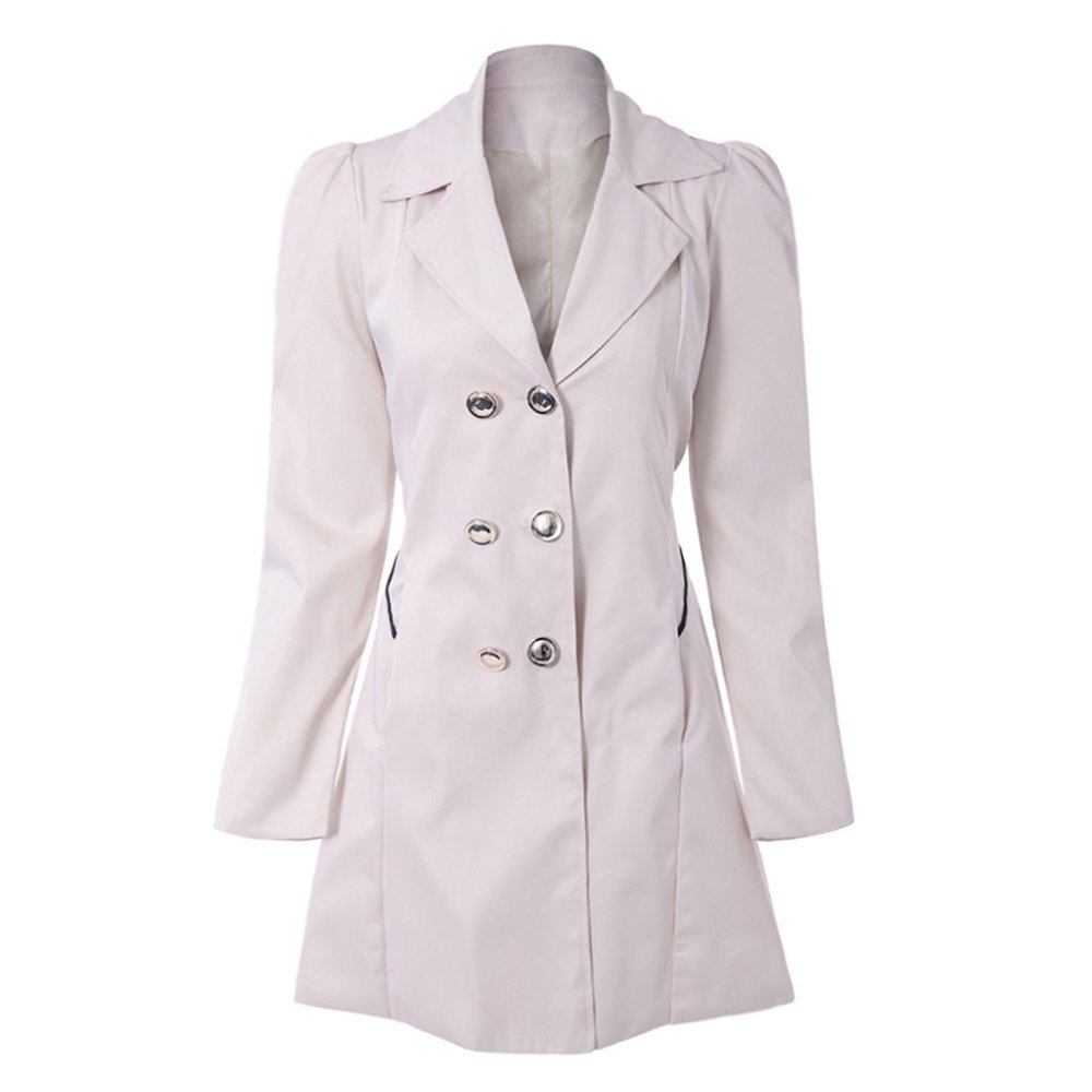Fitted and flared coat